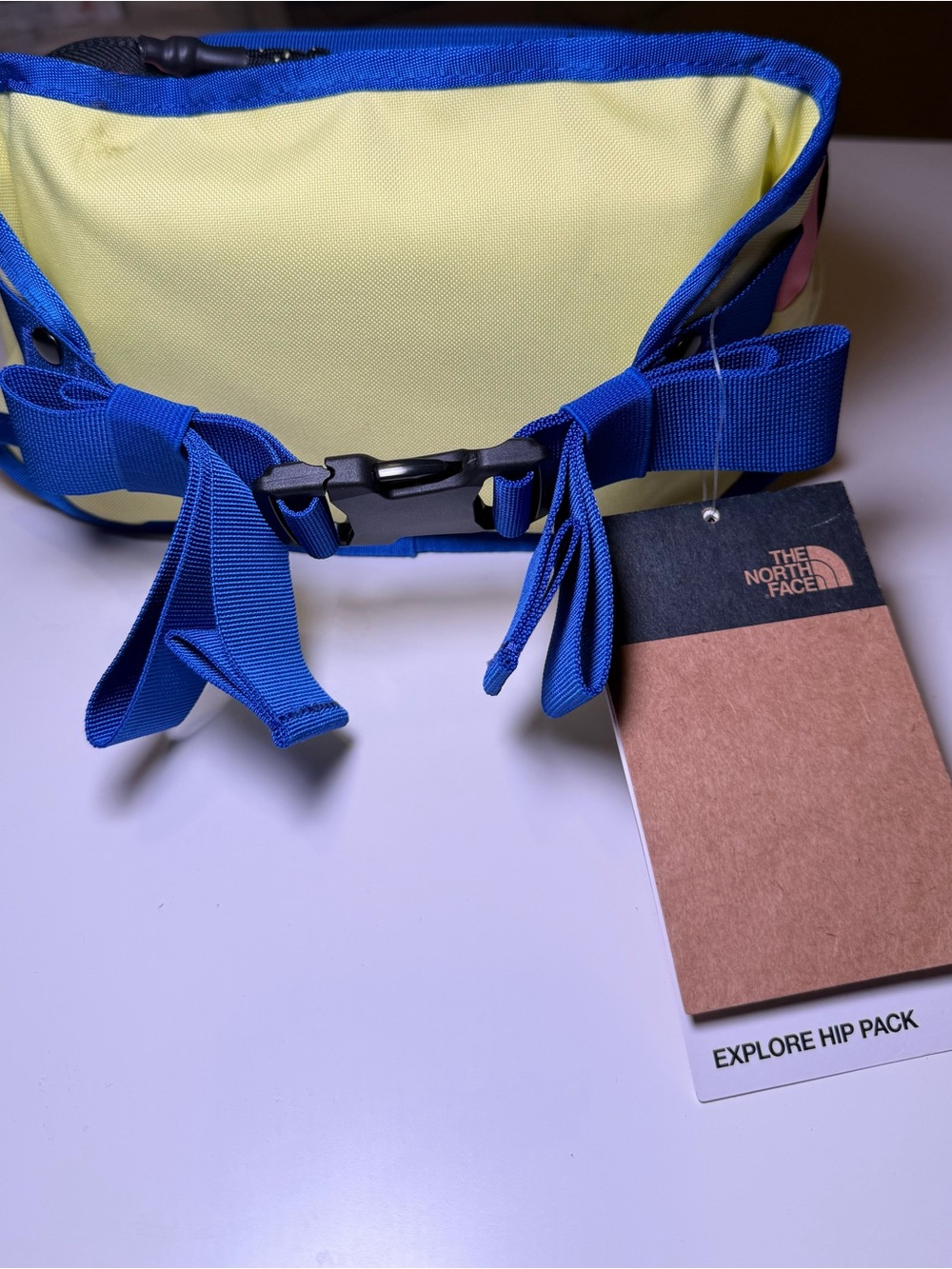 The North Face Colorblock Fanny Pack- Black, Pink, Yellow, Blue - Picture 4 of 7